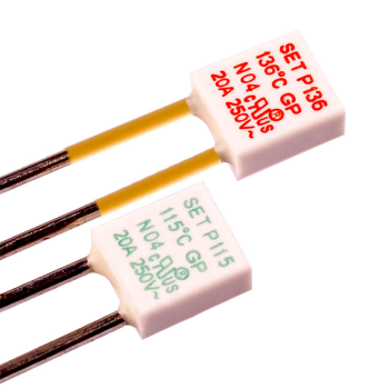 Thermal Fuse P Series AC 400V 20A / 102°C ... 136°C